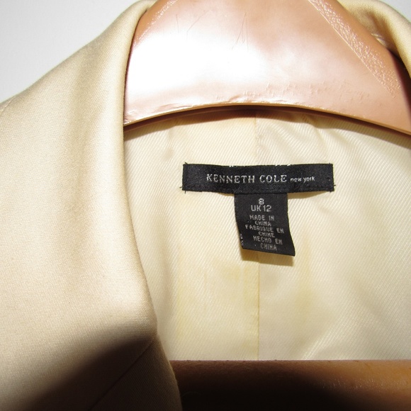 Women's yellow blazer - Picture 4 of 6